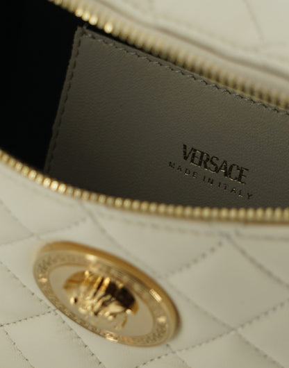 Sac ceinture Versace en cuir d'agneau blanc