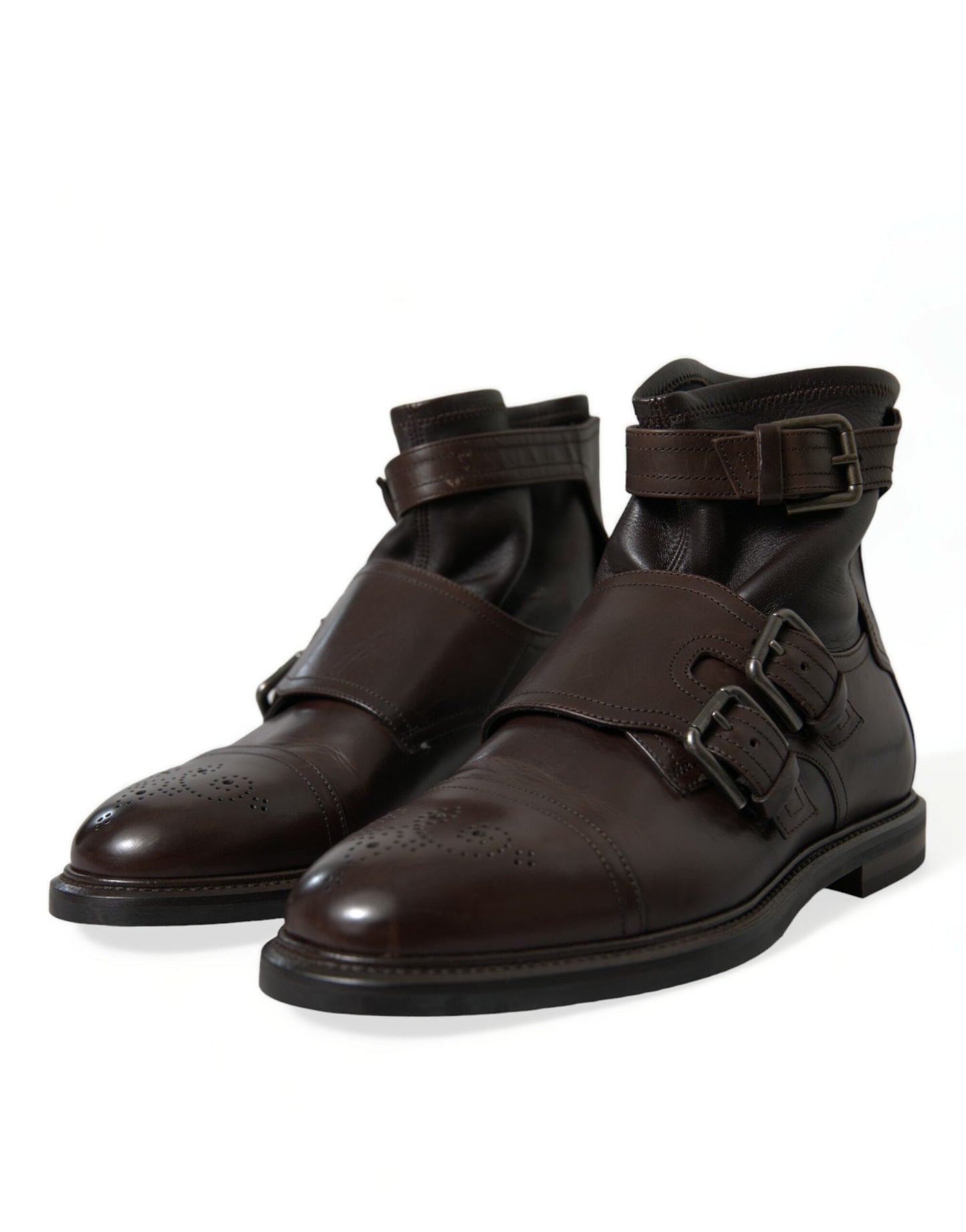 Bottines en cuir pour hommes Dolce &amp; Gabbana