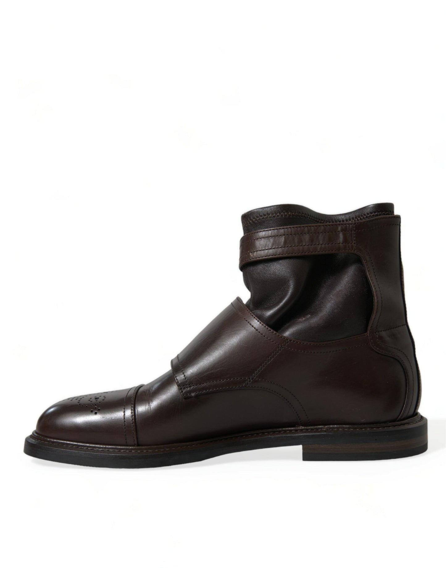 Bottines en cuir pour hommes Dolce &amp; Gabbana