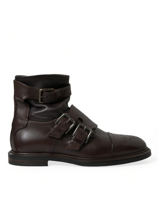 Bottines en cuir pour hommes Dolce &amp; Gabbana