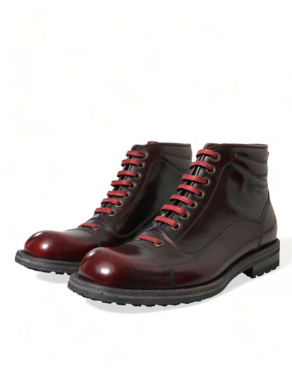 Bottines en cuir bicolore Dolce &amp; Gabbana Dapper