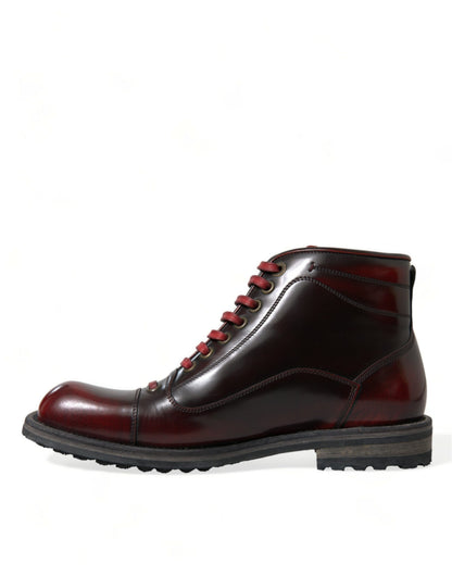 Bottines en cuir bicolore Dolce &amp; Gabbana Dapper