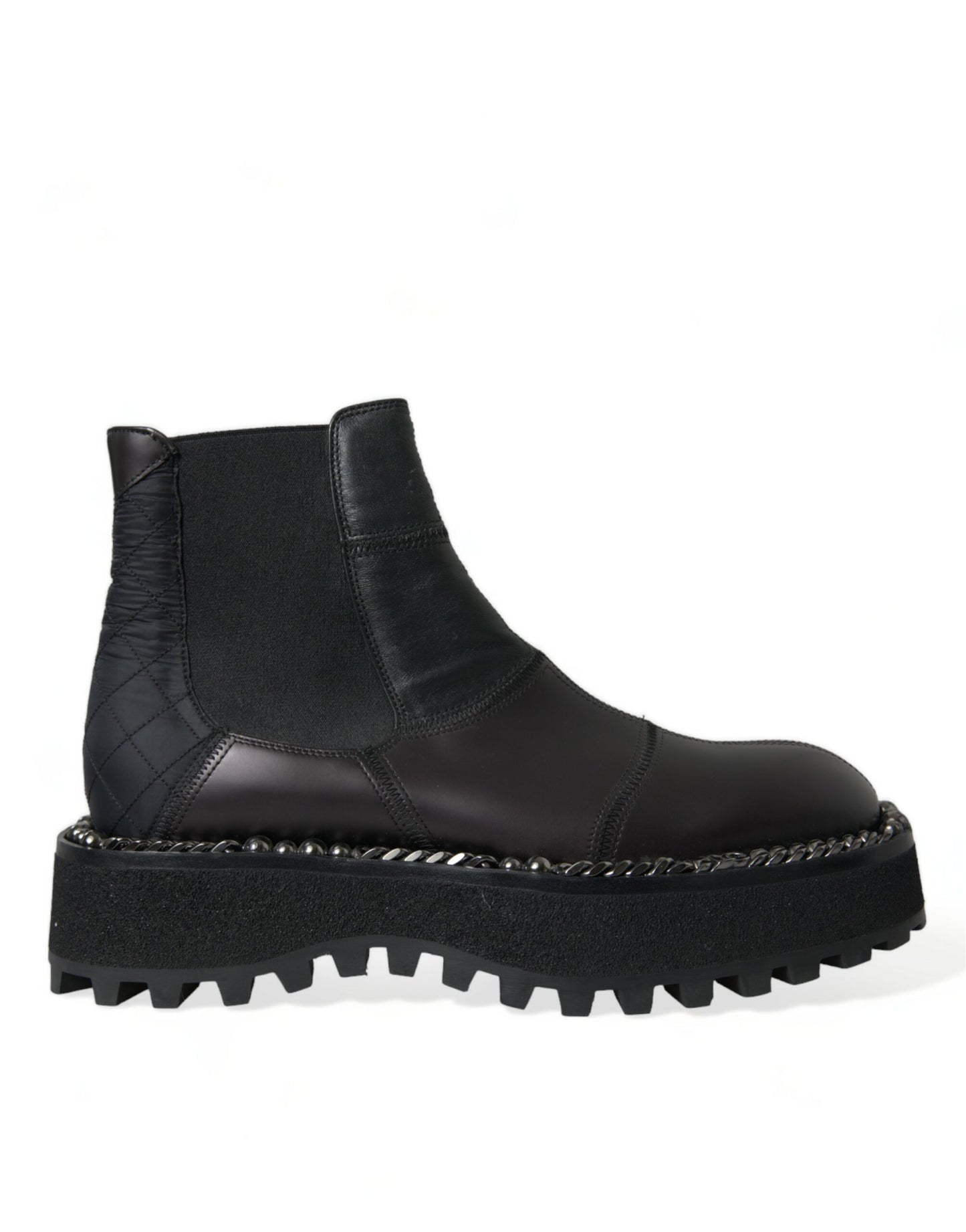 Dolce &amp; Gabbana bottines chelsea noires à enfiler