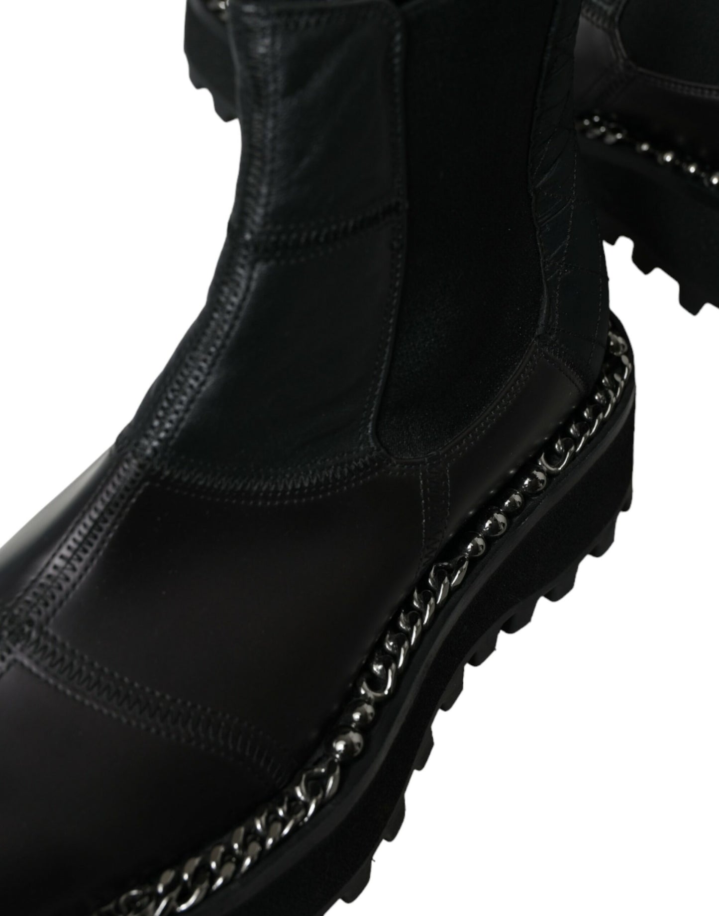 Dolce &amp; Gabbana bottines chelsea noires à enfiler