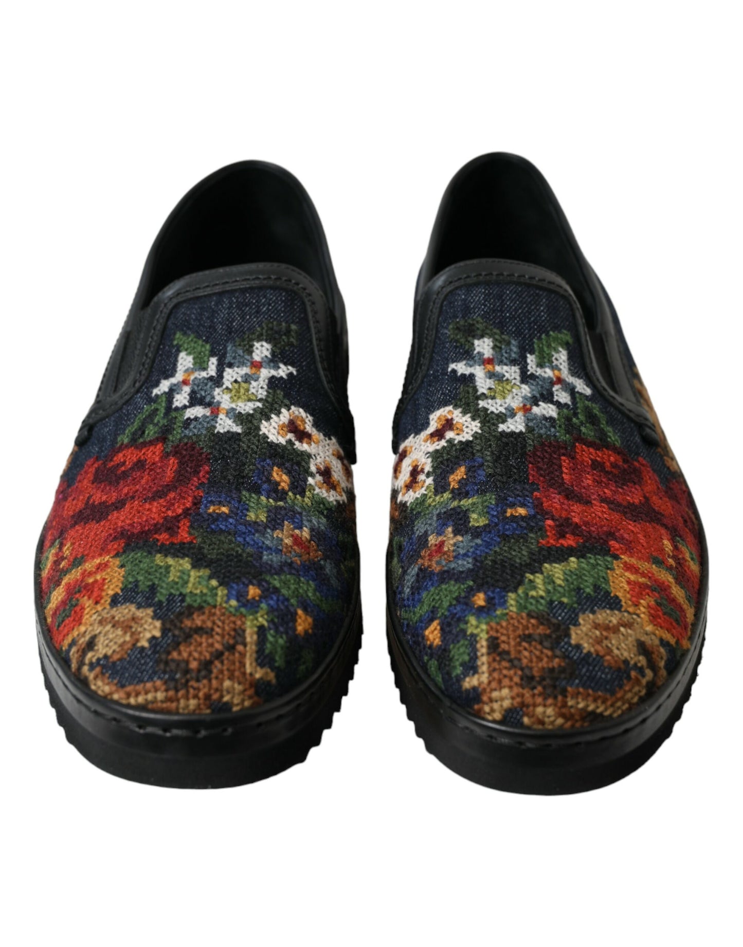 Dolce &amp; gabbana mocassins à fleurs multicolores