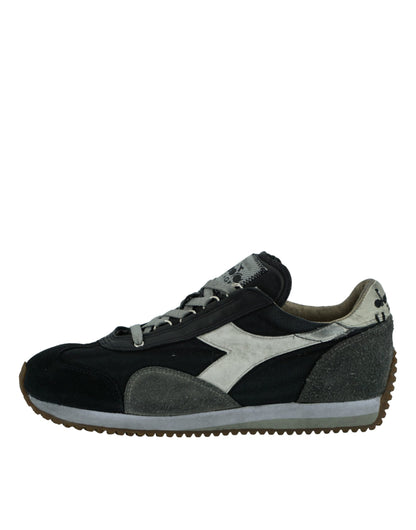 Zapatillas Diadora de cuero gris Equipe H Dirty Stone