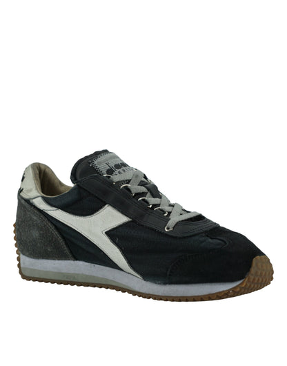 Zapatillas Diadora de cuero gris Equipe H Dirty Stone