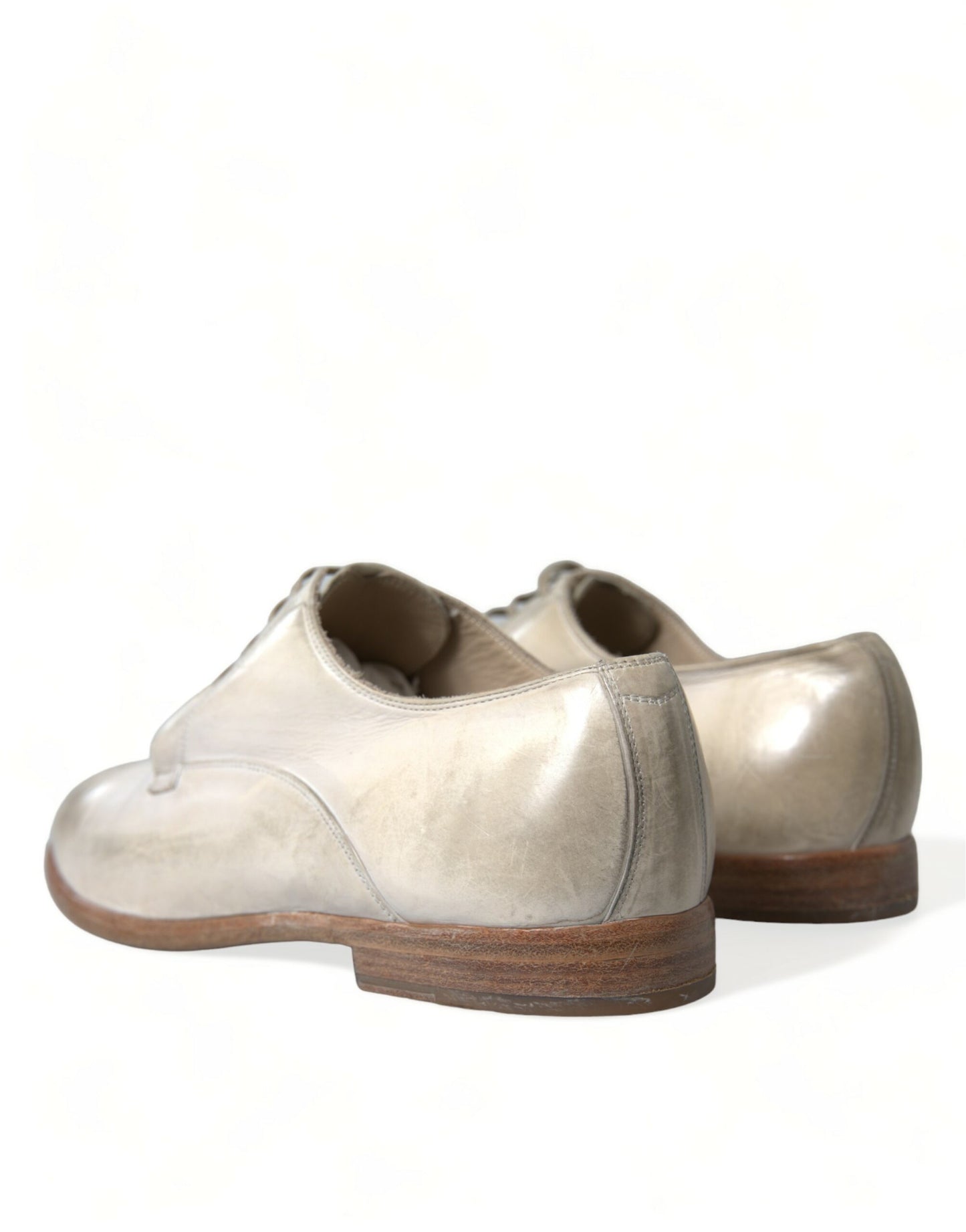 Derbies Dolce &amp; Gabbana en cuir de veau blanc