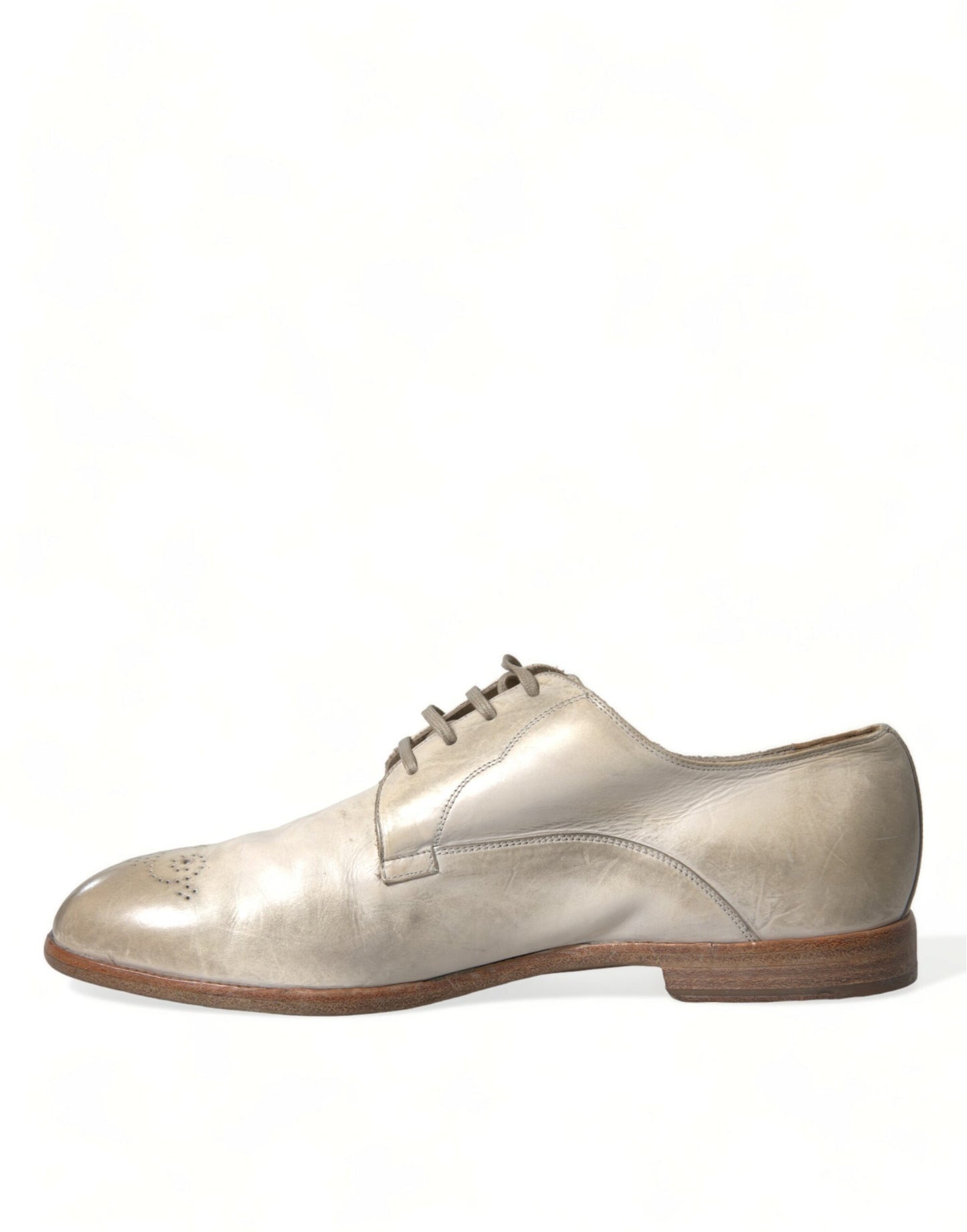 Derbies Dolce &amp; Gabbana en cuir de veau blanc