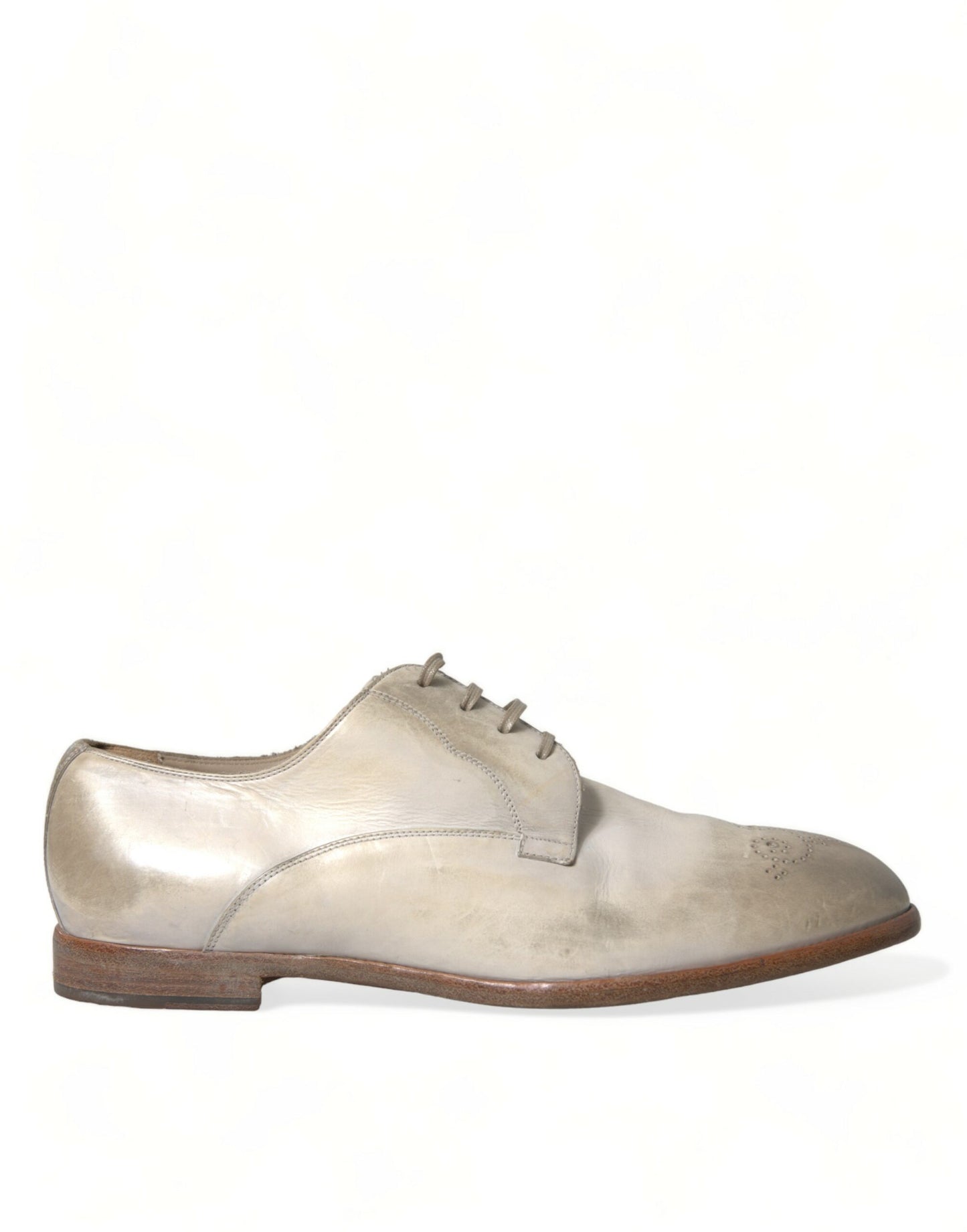 Derbies Dolce &amp; Gabbana en cuir de veau blanc