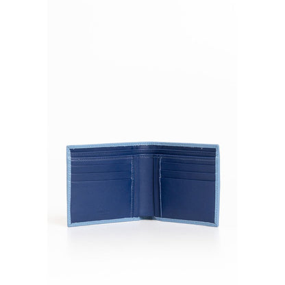 Portefeuille Trussardi en cuir bleu clair