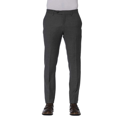 Pantalon gris Trussardi finition tailleur