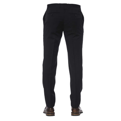 Pantalon en laine noir Trussardi pour homme