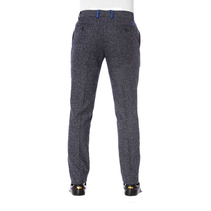 Trussardi pantalon de créateur noir élégant