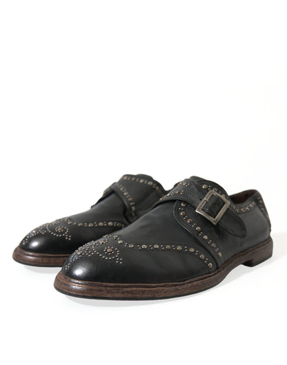 Bretelles de moine en cuir de veau Dolce &amp; Gabbana