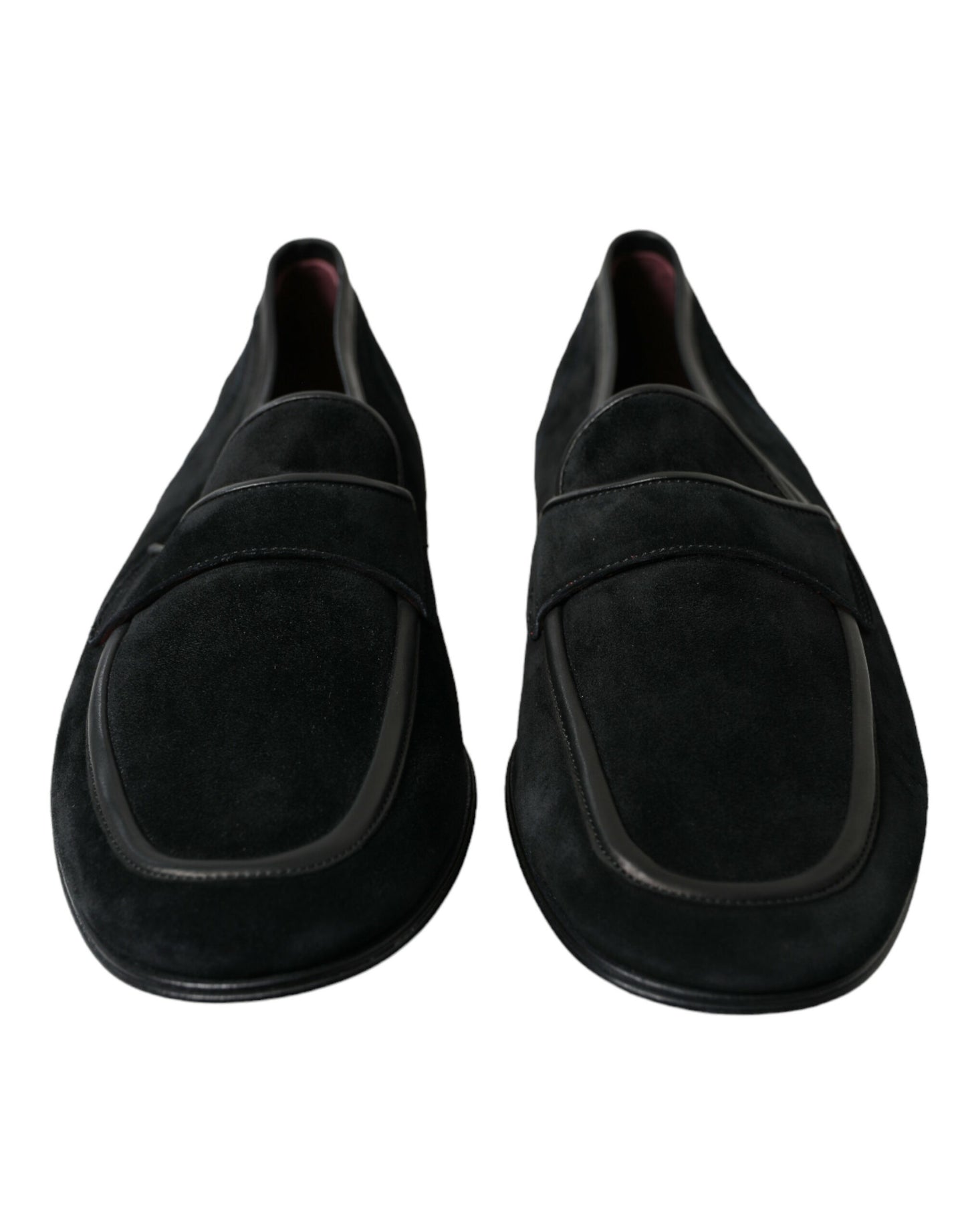 Mocassins noirs en velours Dolce &amp; Gabbana pour homme