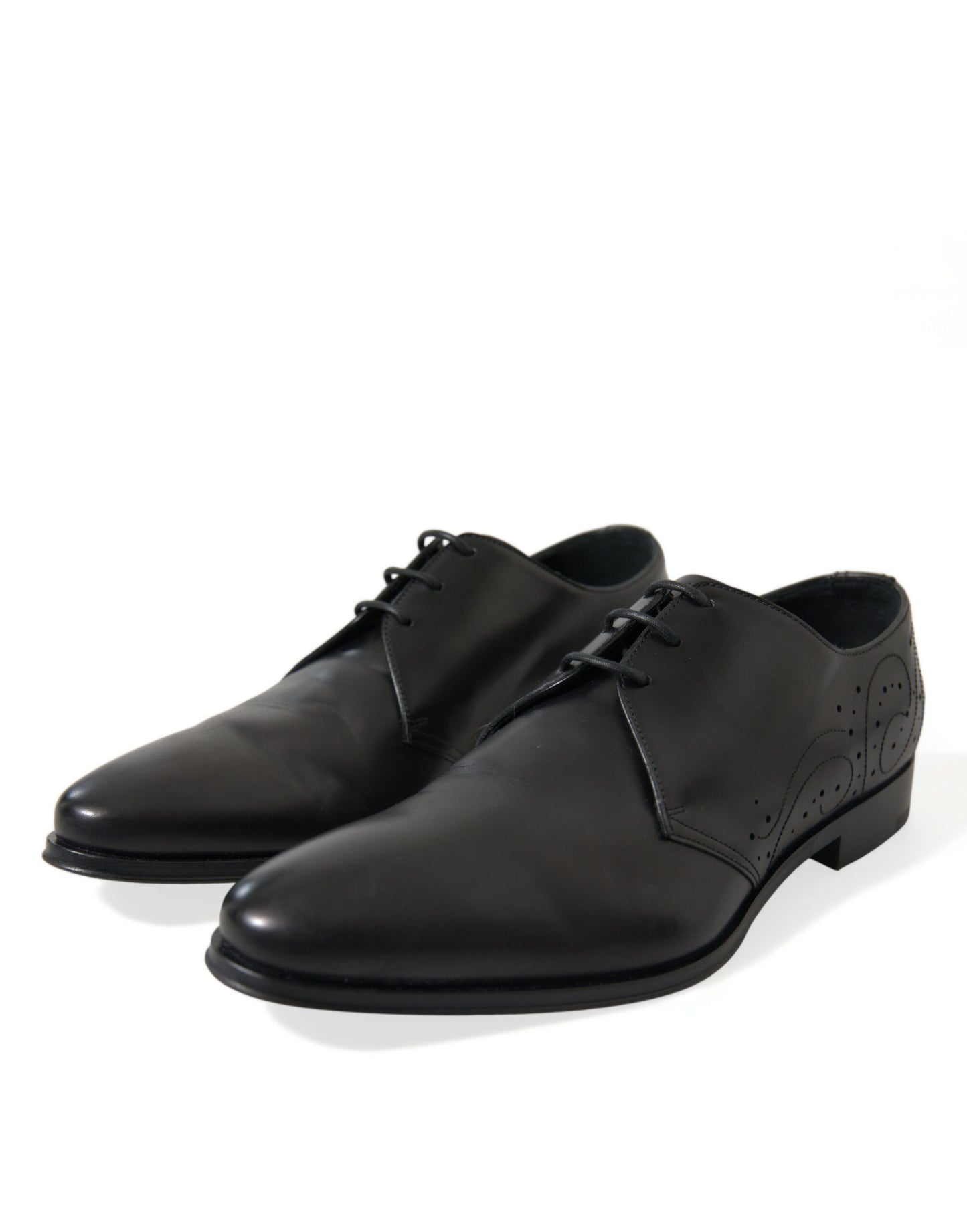 Dolce &amp; Gabbana chaussures habillées derby en cuir noir