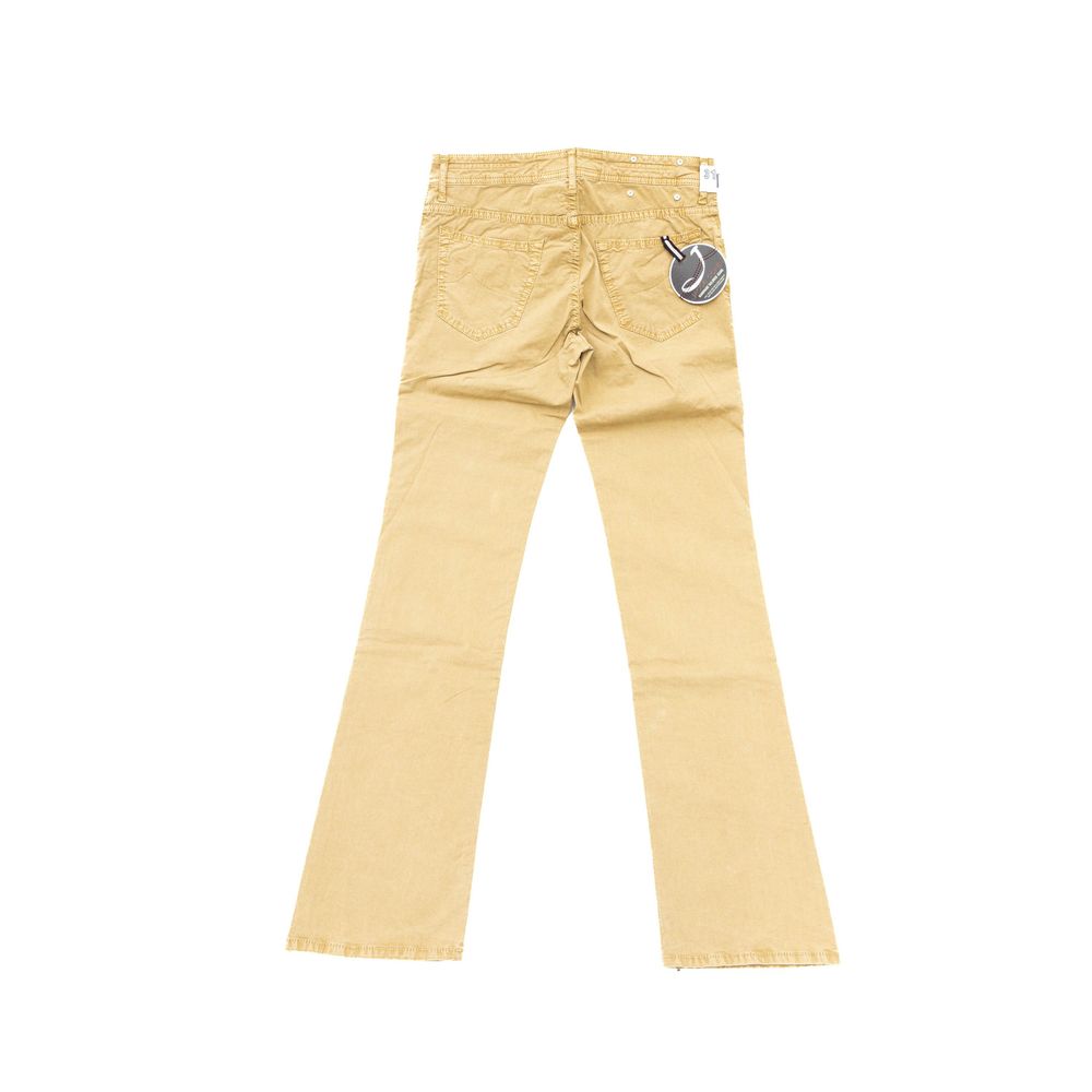 Jacob cohen jean en coton mélangé beige