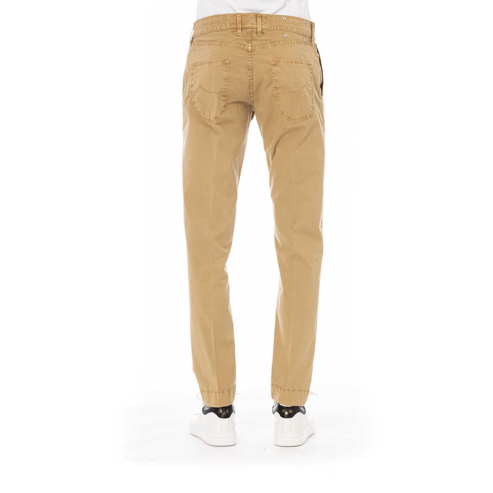 Pantalon en coton mélangé beige Jacob Cohen avec poches