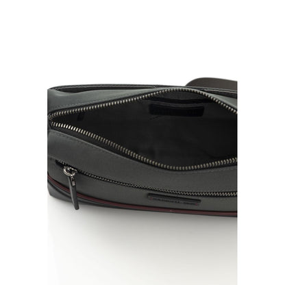 Pochette zippée grise Cerruti 1881 pour homme