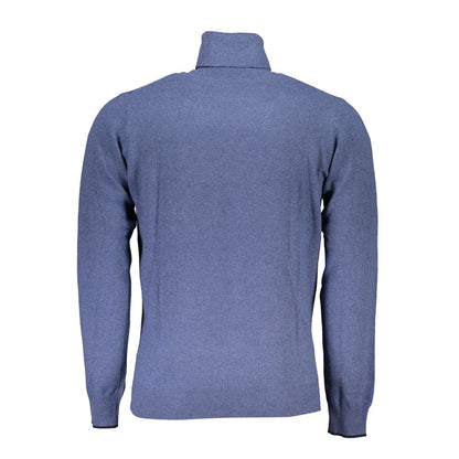 Pull col roulé bleu North Sails avec broderie