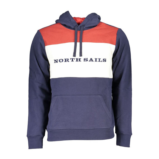 North Sails - Sweat à capuche bleu éco-responsable avec détails contrastés