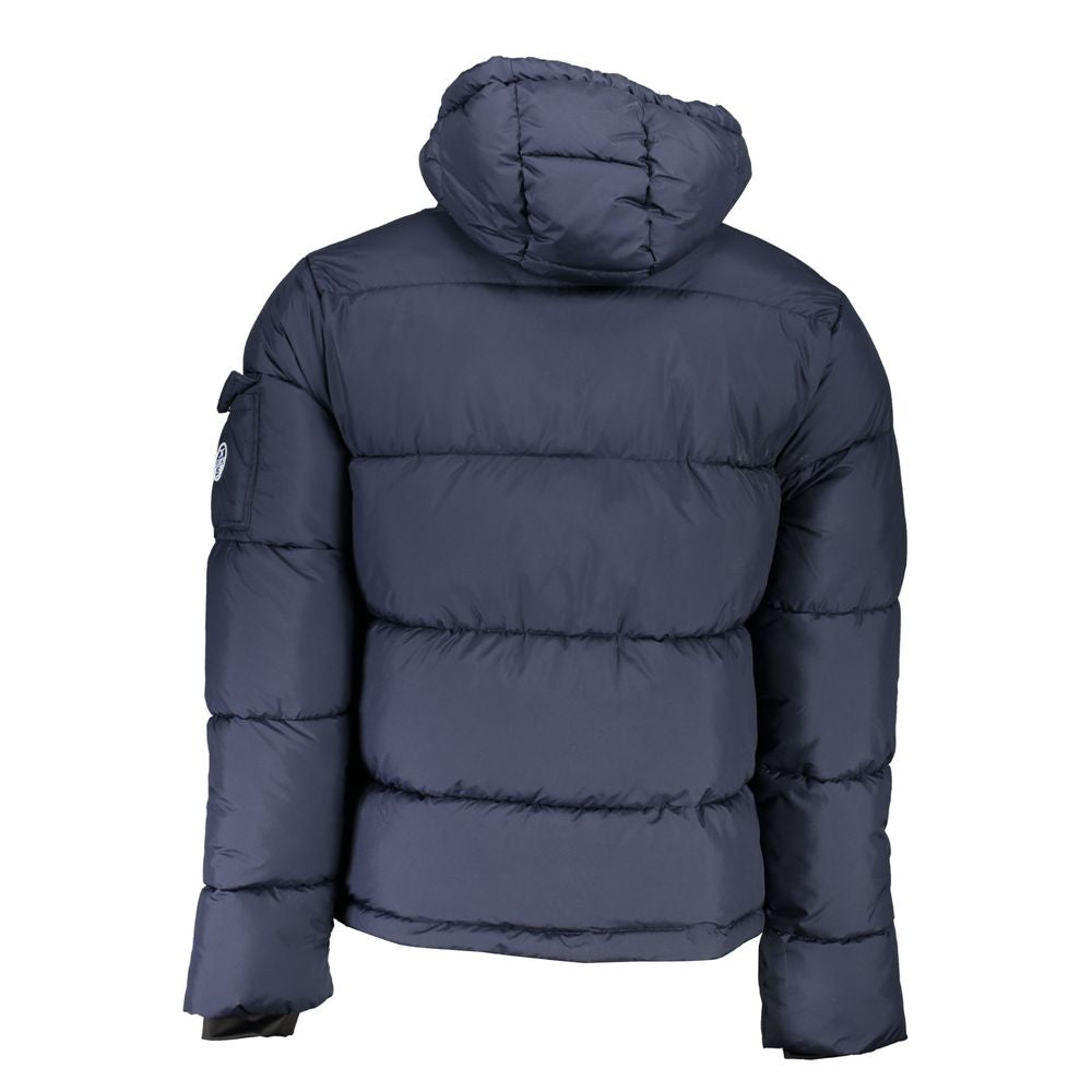 Veste bleue éco-responsable North Sails avec capuche amovible