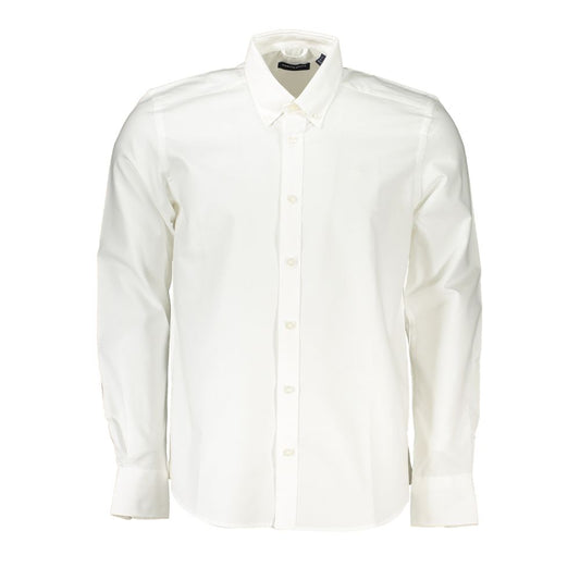 North Sails Elegant White Long Sleeve Button-Down Shirt