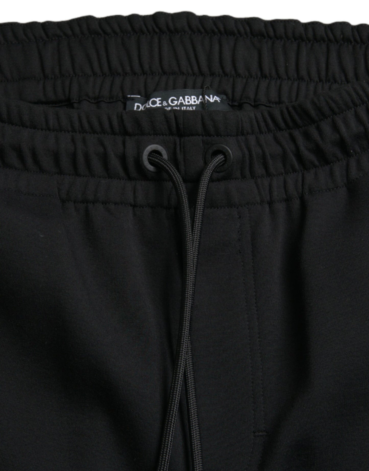 Pantalon de jogging noir Dolce &amp; gabbana - mélange de coton et de nylon