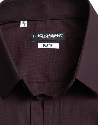 Chemise habillée martini marron Dolce &amp; Gabbana