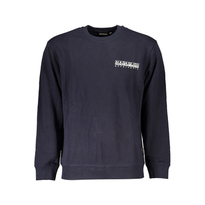 Napapijri Vintage Blue Fleece Crew Neck Sweatshirt