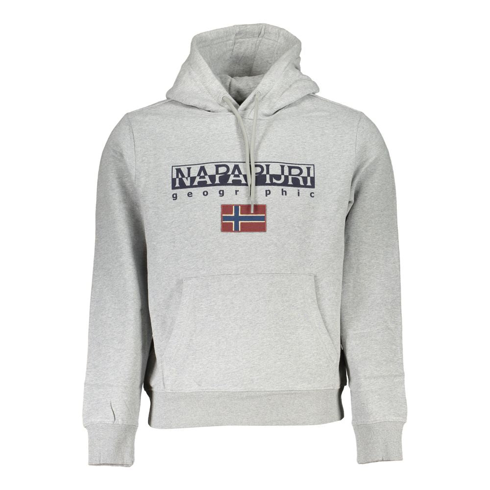 Napapijri sweat polaire à capuche gris