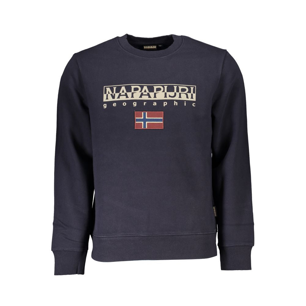 Napapijri Regal Blue Crew Neck Fleece Sweater