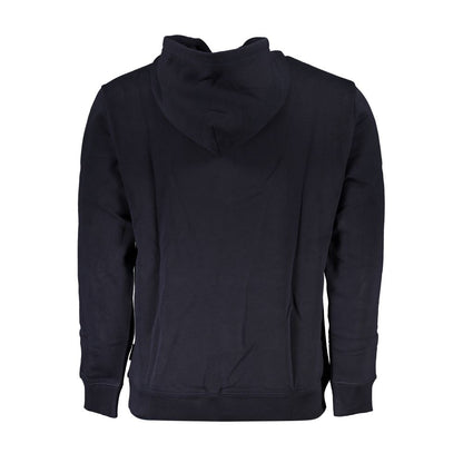 Napapijri sweat polaire à capuche bleu - coupe ample