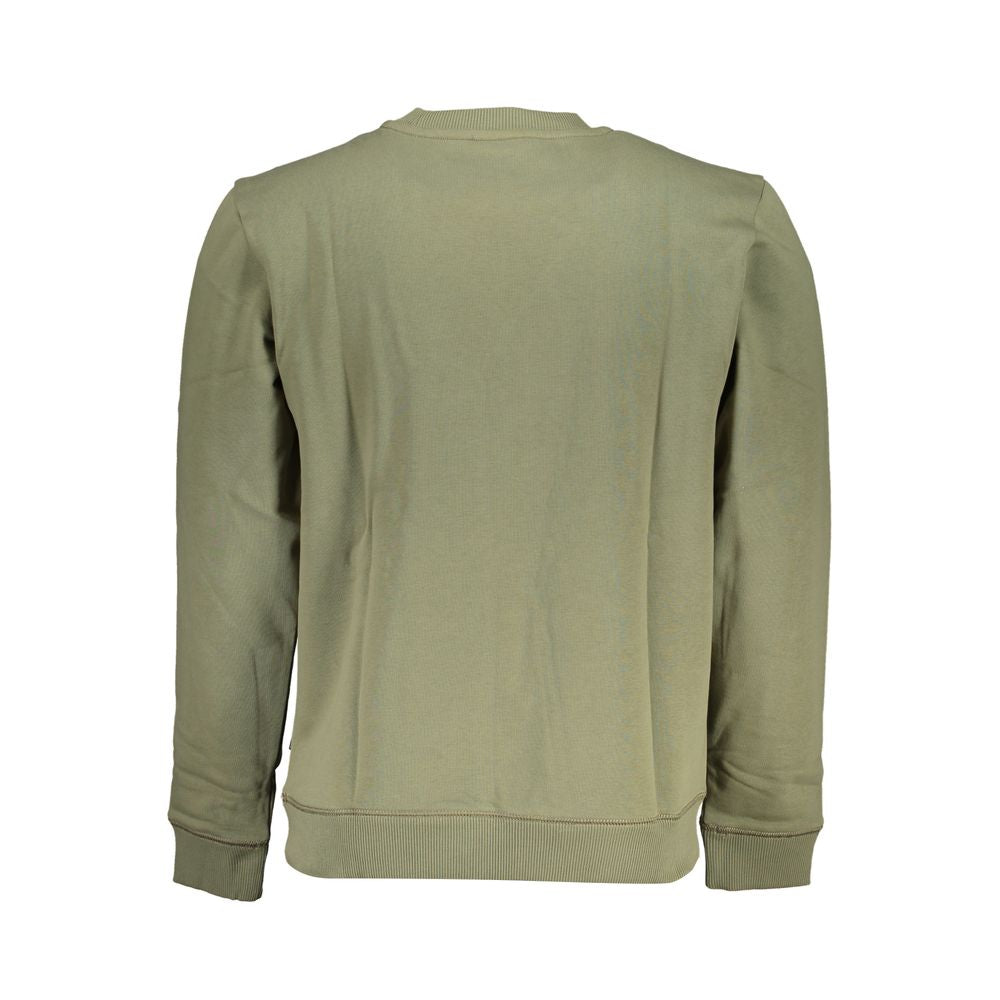 Napapijri Chic Green Crew Neck Fleece Sweatshirt