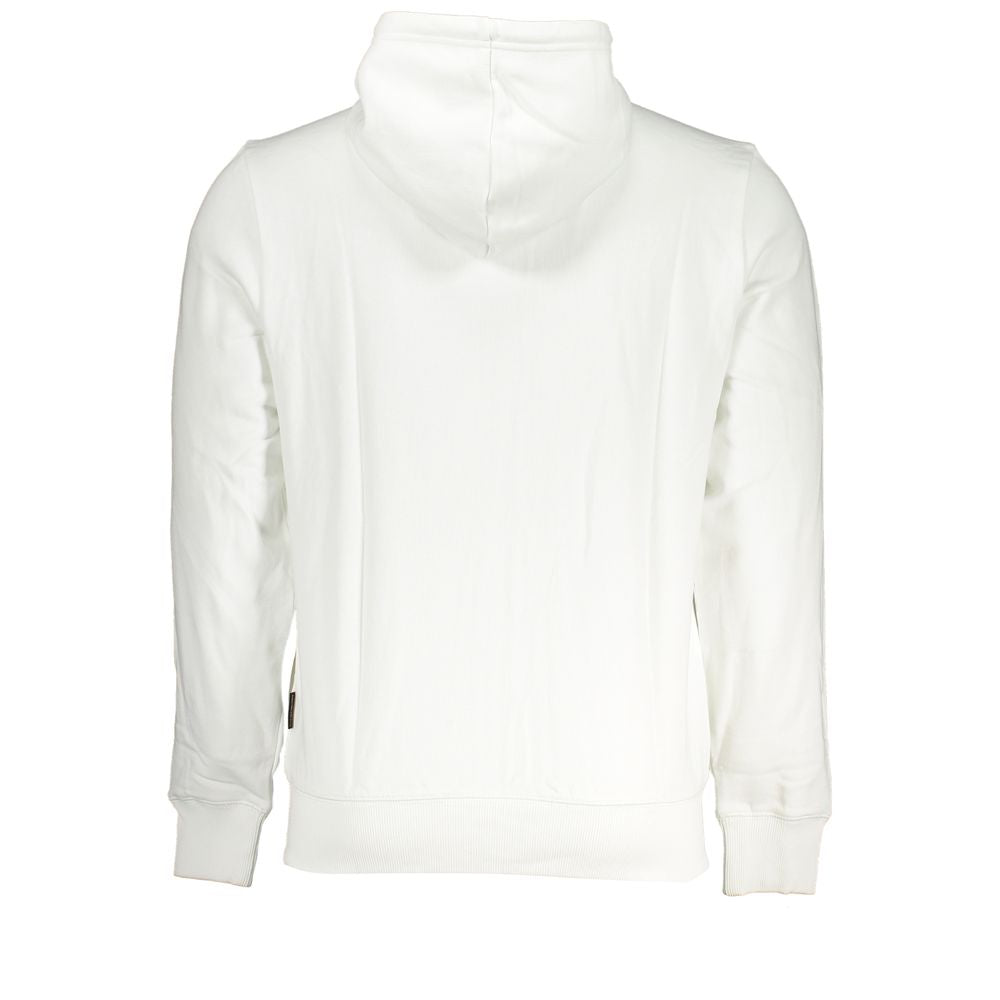 Napapijri sweat à capuche en coton blanc