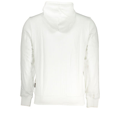 Napapijri sweat à capuche en coton blanc