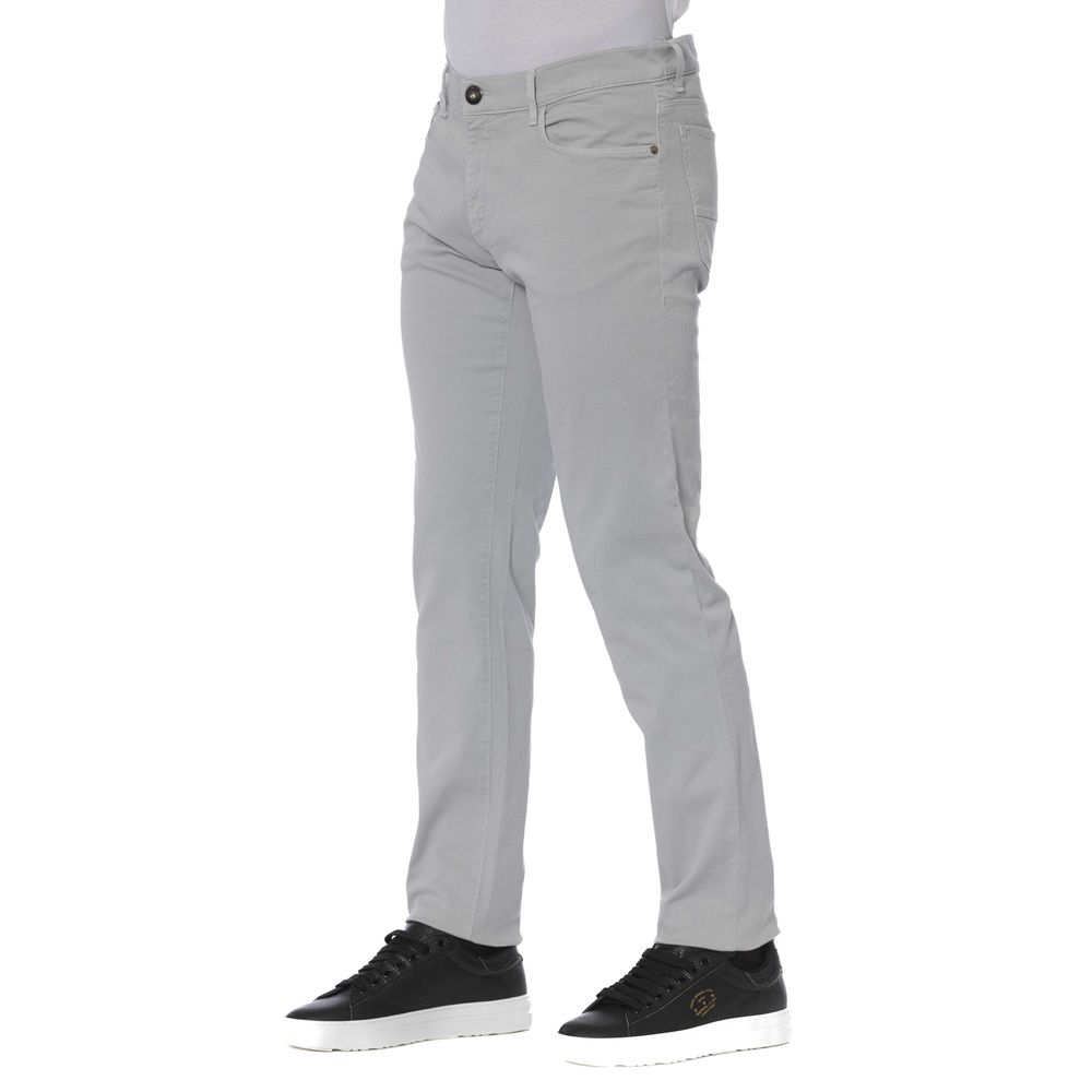 Trussardi jeans jean stretch en coton gris