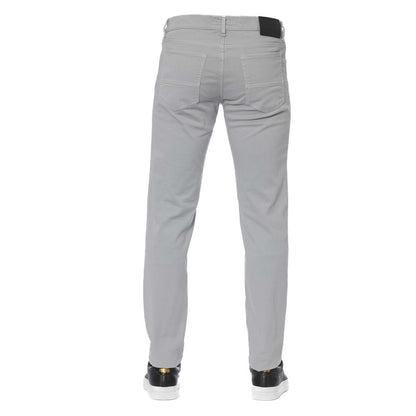 Trussardi jeans jean stretch en coton gris