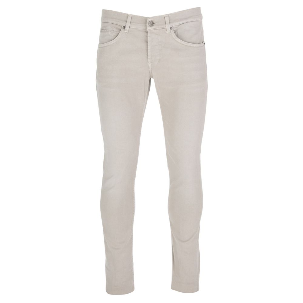 Pantalon Dondup en coton stretch beige