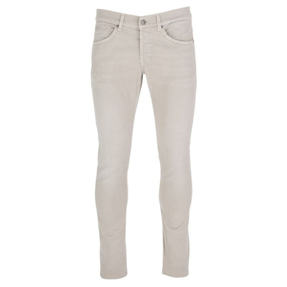 Pantalon Dondup en coton stretch beige