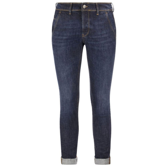 Jean bleu foncé coupe skinny élégant Dondup