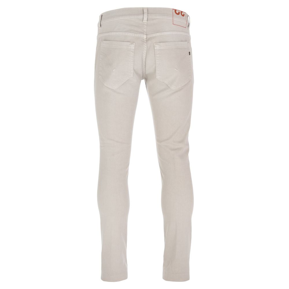 Pantalon Dondup en coton stretch beige