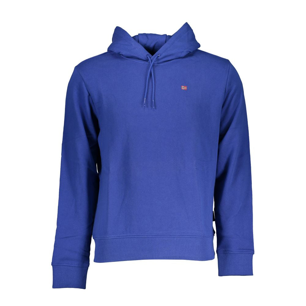 Napapijri Chic Blue Hooded Long Sleeve Sweatshirt