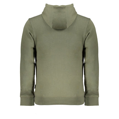 Sweat à capuche Napapijri vert émeraude avec broderie