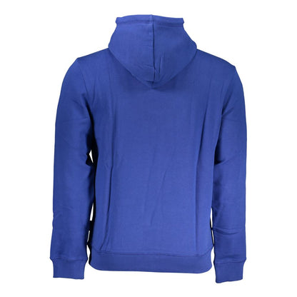 Sweat à capuche Napapijri bleu avec logo imprimé