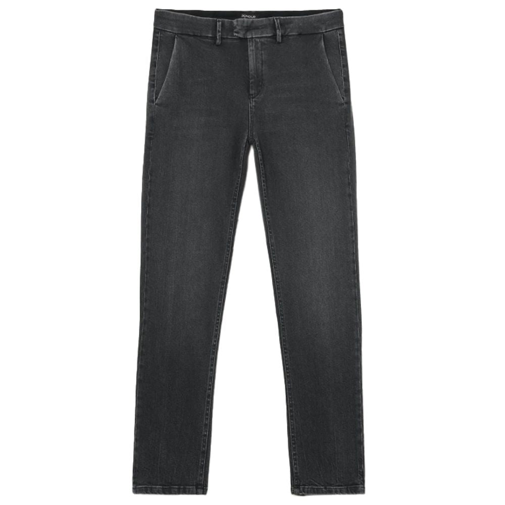 Jean en denim stretch noir élégant Dondup