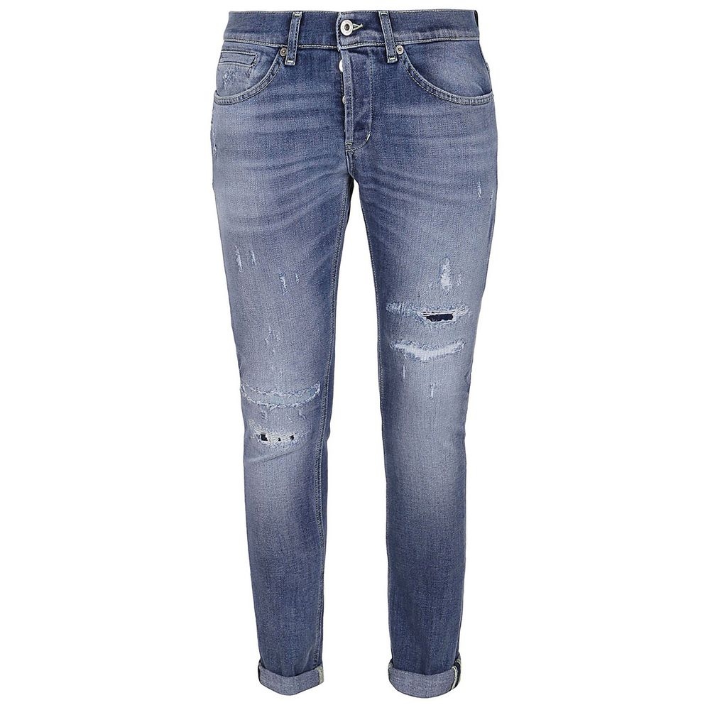 Jean stretch bleu effet vieilli Dondup