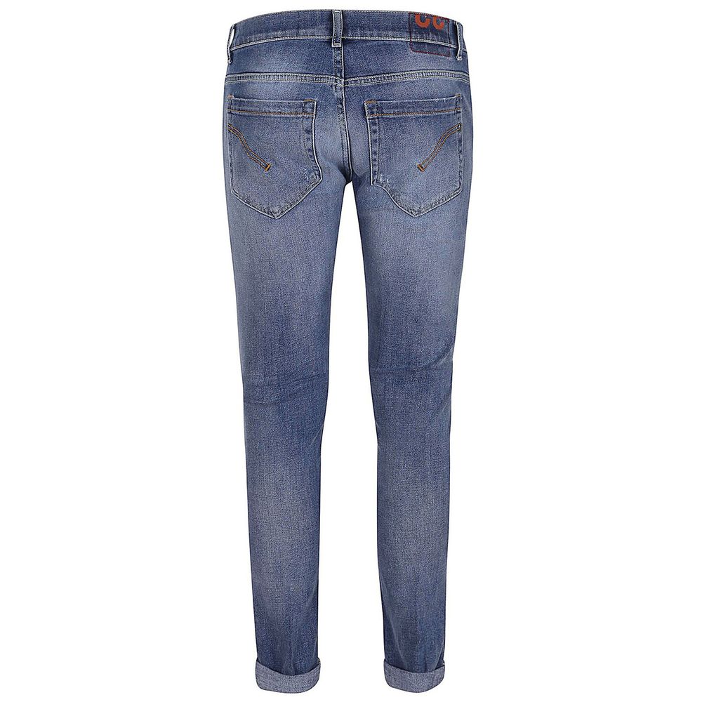 Jean stretch bleu effet vieilli Dondup