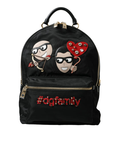 Dolce &amp; Gabbana sac à dos noir orné